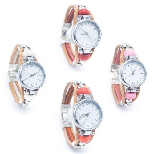 Handmade cork watch for women WA-255-RANDOM BOX