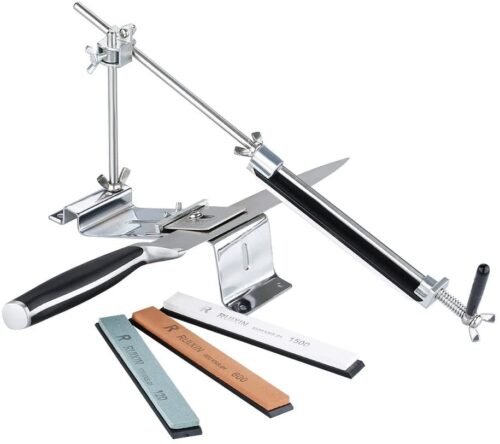 Professional Chef Knife Sharpener With 7 Whetstones