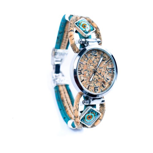 Handmade cork watch for women DIY-022-WITH BOX