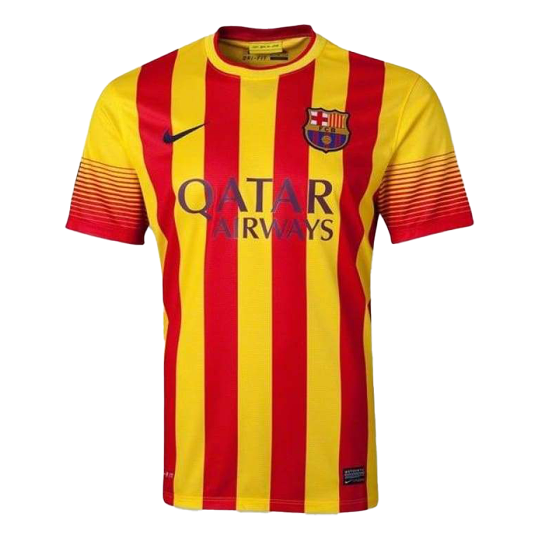 Vintage Soccer Jersey Barcelona Away 2013/14