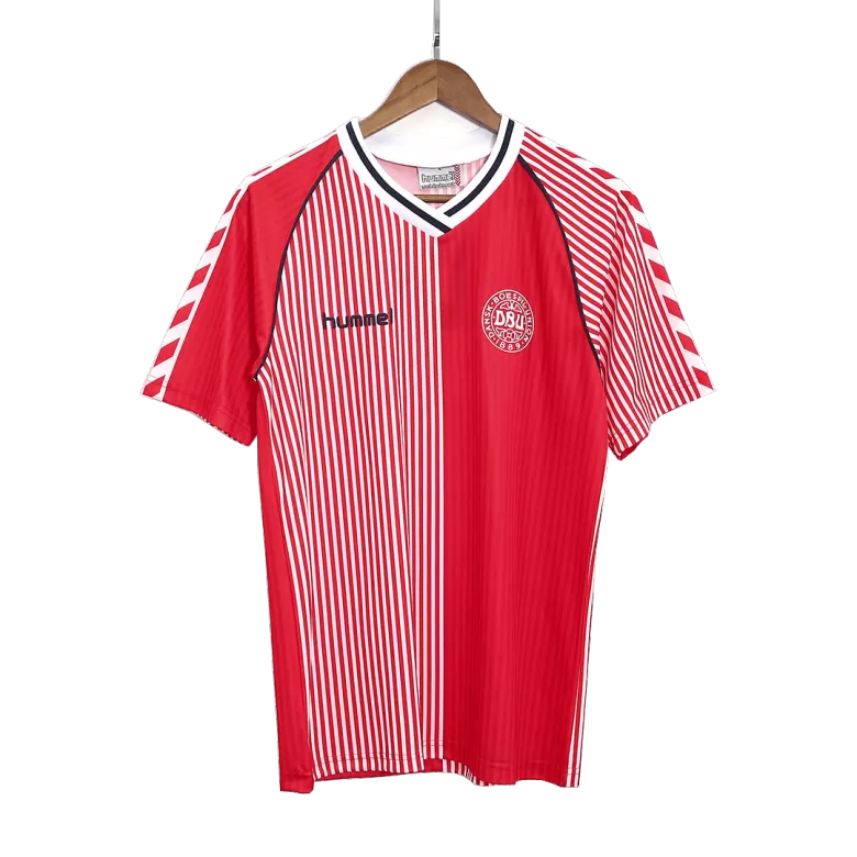 Vintage Soccer Jersey Denmark Home 1986