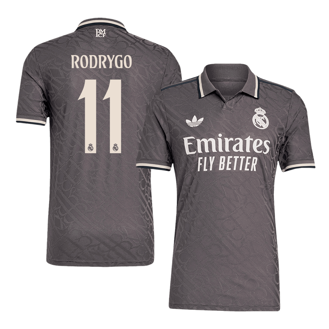 RODRYGO #11 Real Madrid Third Away Authentic Soccer Jersey 2024/25