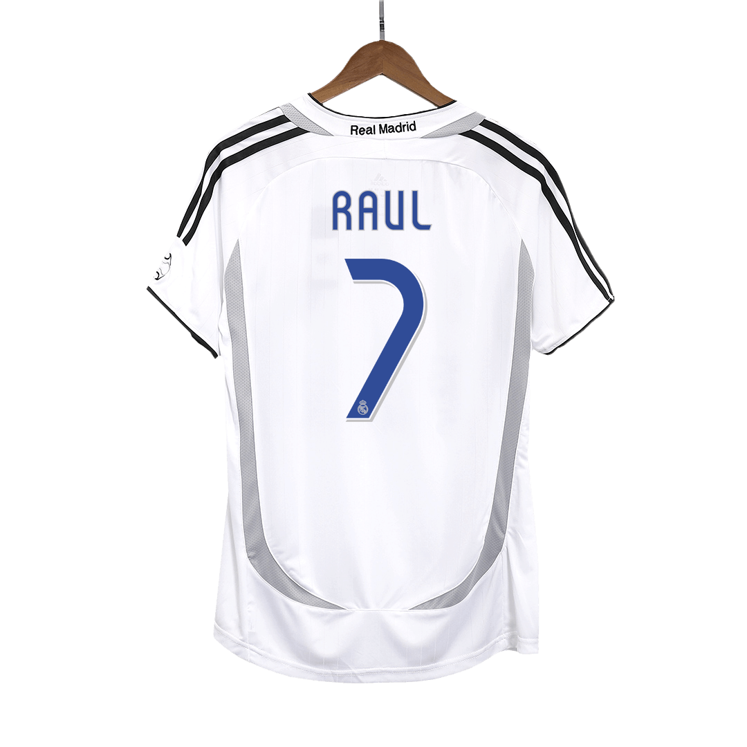 Vintage Soccer Jersey RAUL #7 Real Madrid Home 2006/07