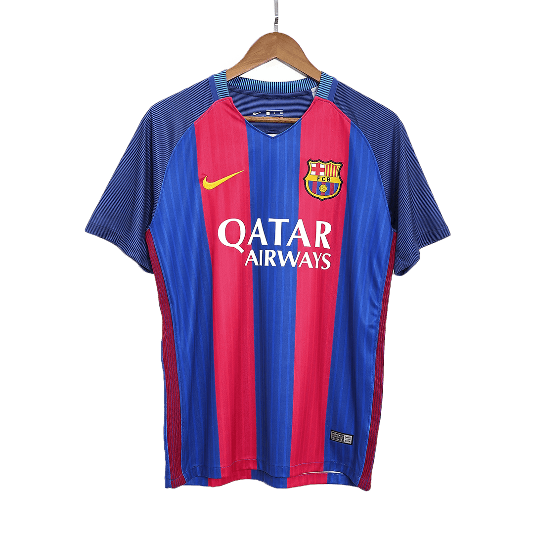 Vintage Soccer Jersey Barcelona Home 2016/17