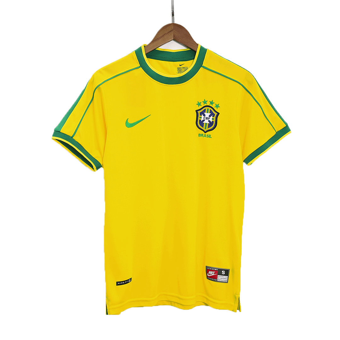 Vintage Soccer Jersey Brazil Home 1998
