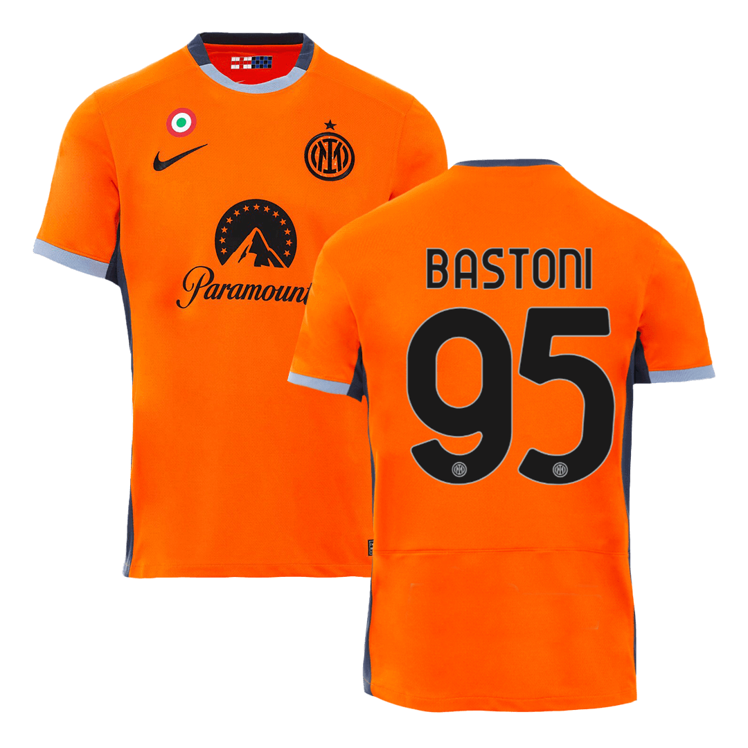 BASTONI #95 Inter Milan Third Away Soccer Jersey 2023/24