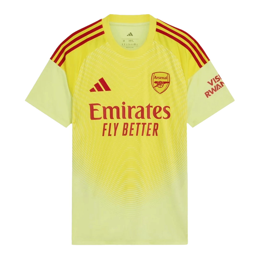 Arsenal Goalkeeper Soccer Jersey 2025/26 Yellow
