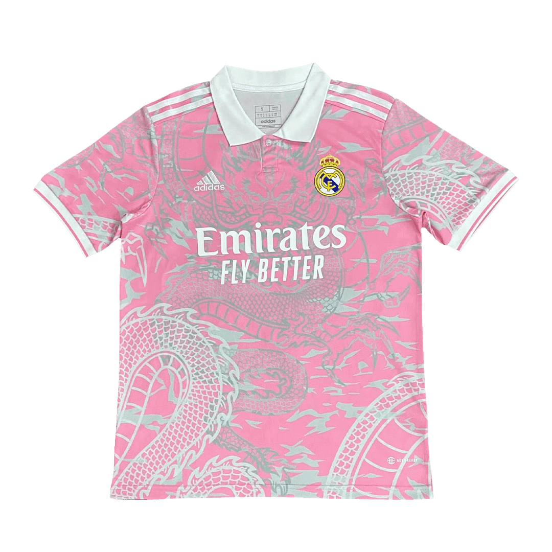 Real Madrid x Chinese Dragon Soccer Jersey 2023/24 （pink）