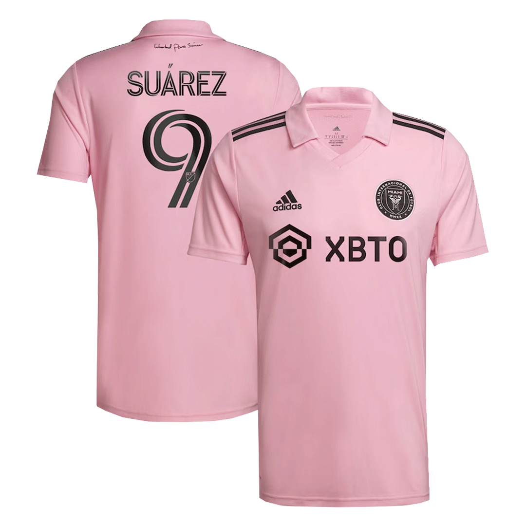 SUREZ #9 Inter Miami CF Home Soccer Jersey 2022