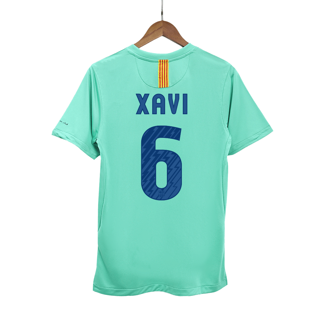 Vintage Soccer Jersey XAVI #6 Barcelona Away 2010/11