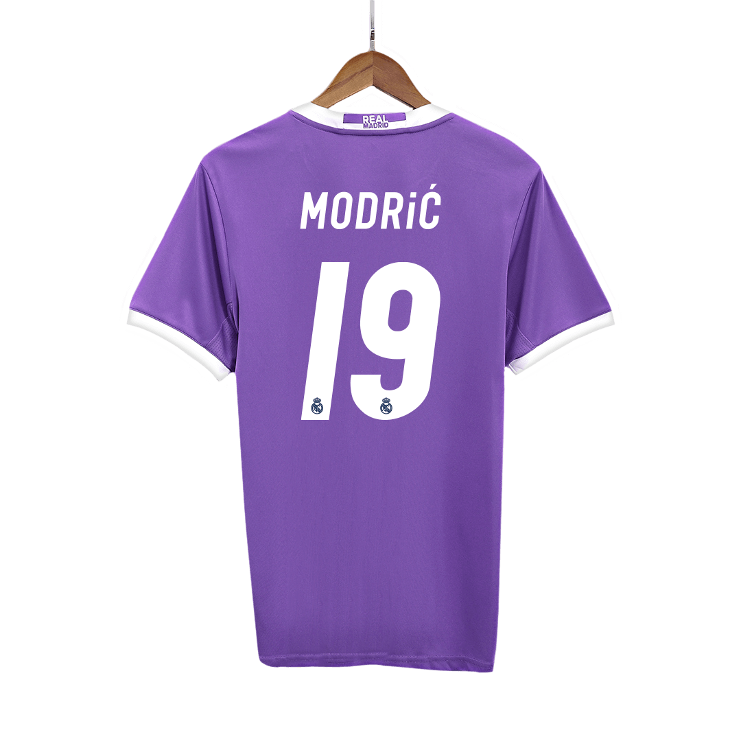 Vintage Soccer Jersey MODRIĆ #19 Real Madrid Away 2016/17