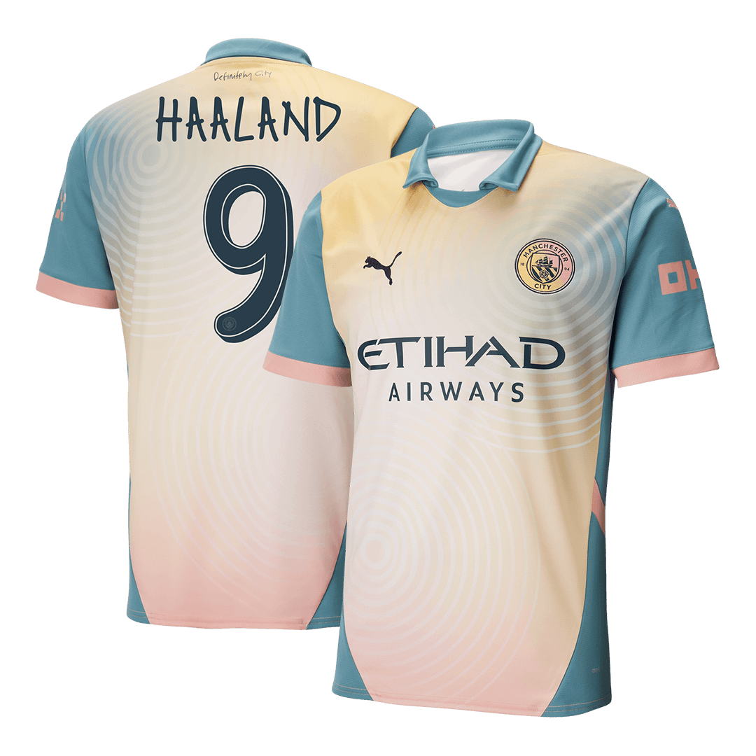 HAALAND #9 Manchester City Fourth Away Soccer Jersey 2024/25 - Definitely City