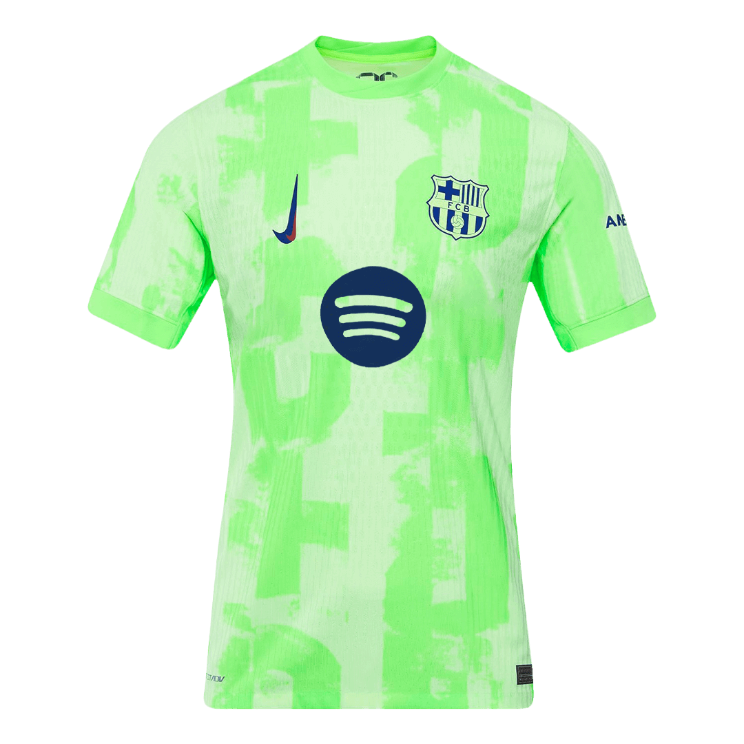 Barcelona Third Away Authentic Soccer Jersey 2024/25 -（Spotify Logo Without Text）