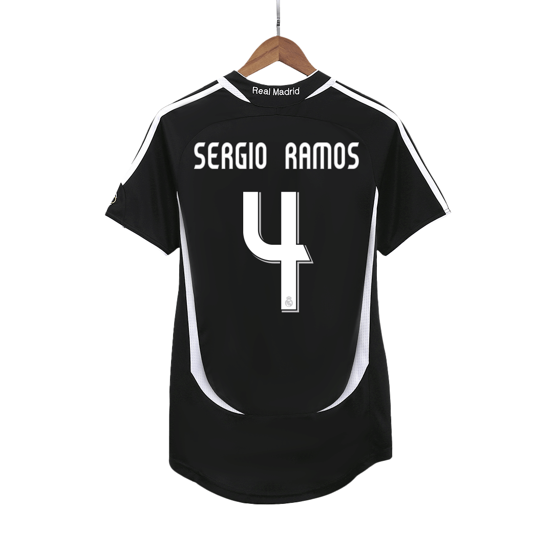 Vintage Soccer Jersey SERGIO RAMOS #4 Real Madrid Away 2006/07