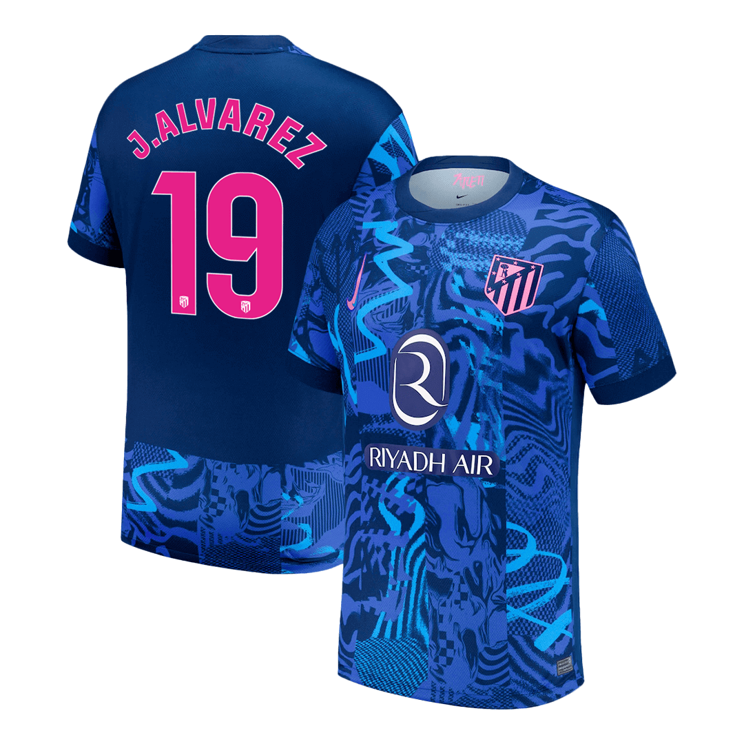 J.ALVAREZ #19 Atletico Madrid Third Away Soccer Jersey 2024/25