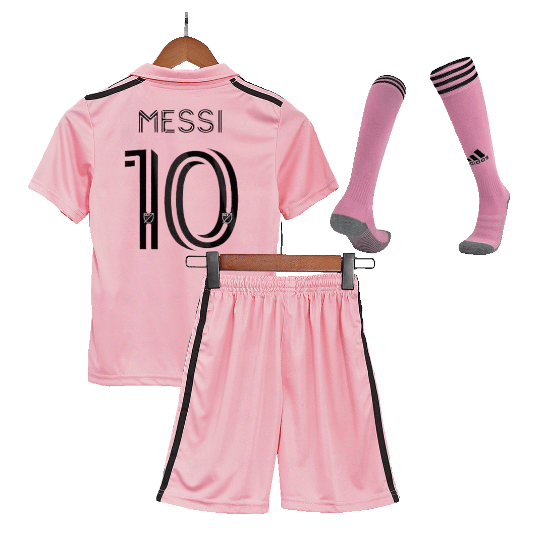 MESSI #10 Inter Miami CF Home Kids Jerseys Full Kit 2022