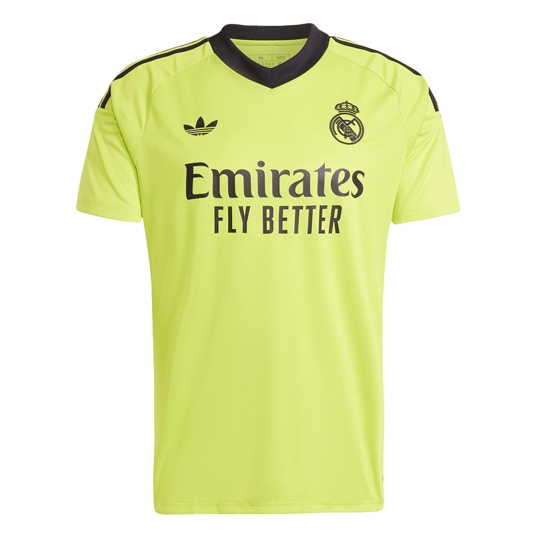 Real Madrid Third Away Goalkeeper Soccer Jersey 2024/25 Yellow