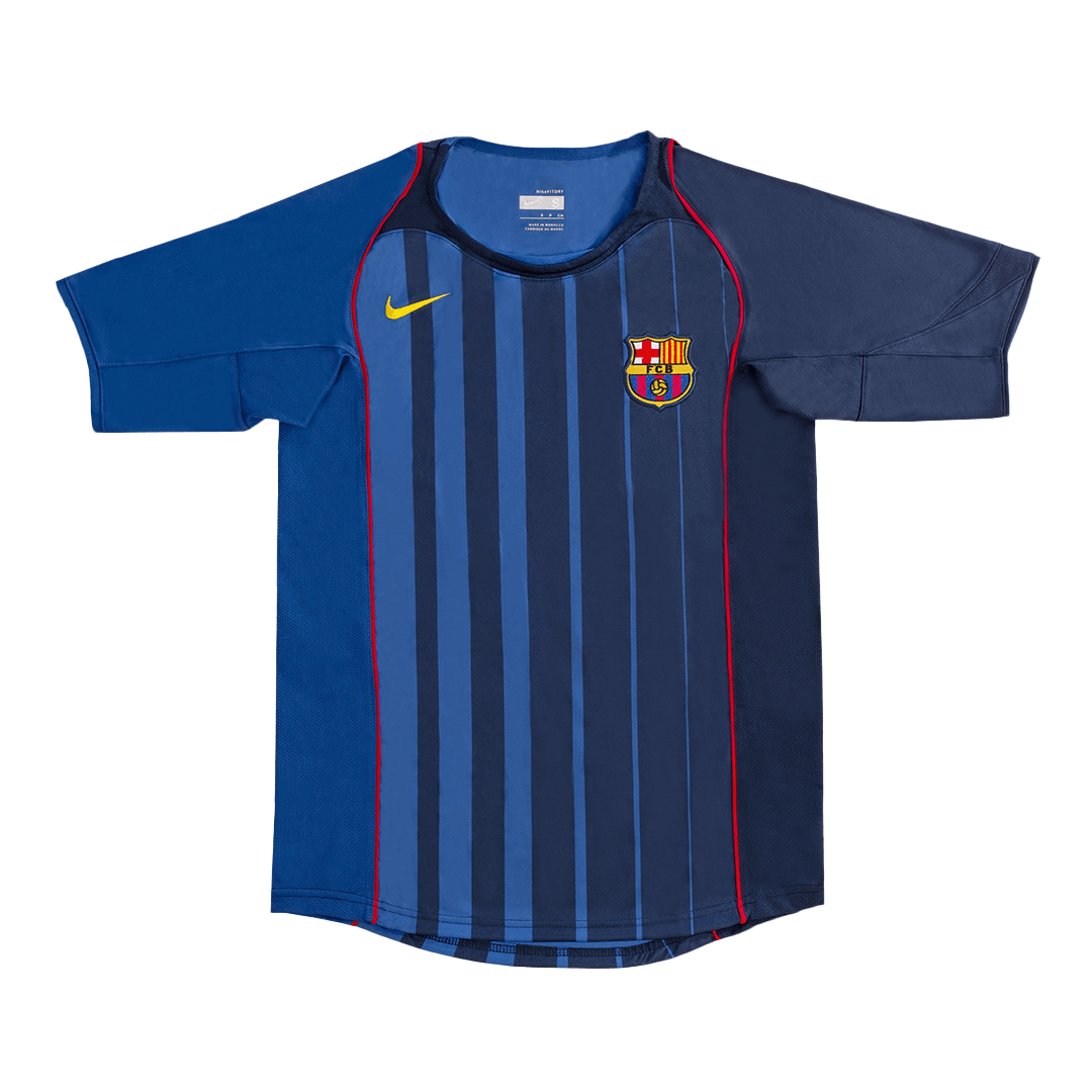 Vintage Soccer Jersey Barcelona Away 2004/05