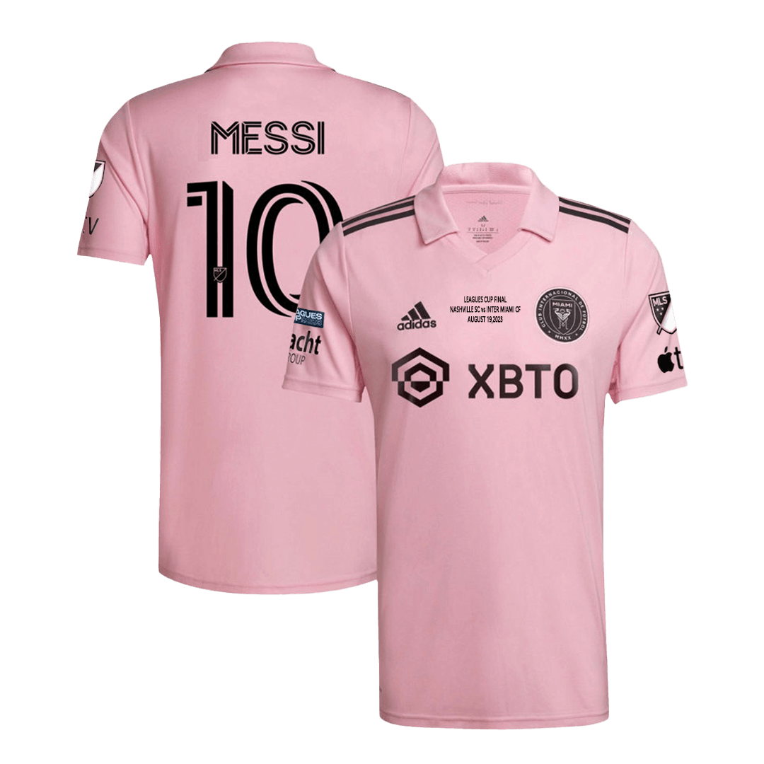MESSI #10 Inter Miami CF Home Soccer Jersey 2023 - Leagues Cup Final