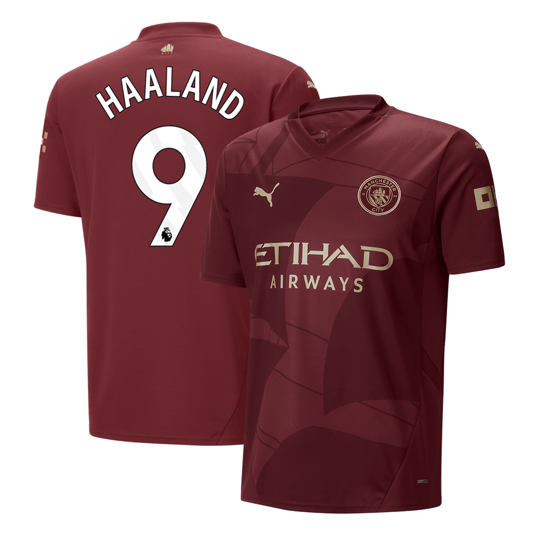 HAALAND #9 Manchester City Third Away Soccer Jersey 2024/25