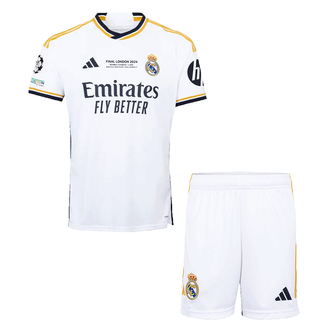 Real Madrid Home Jerseys Kit 2023/24 - UCL FINAL