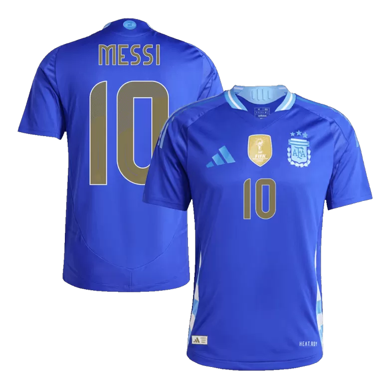MESSI #10 Argentina Away Authentic Soccer Jersey 2024