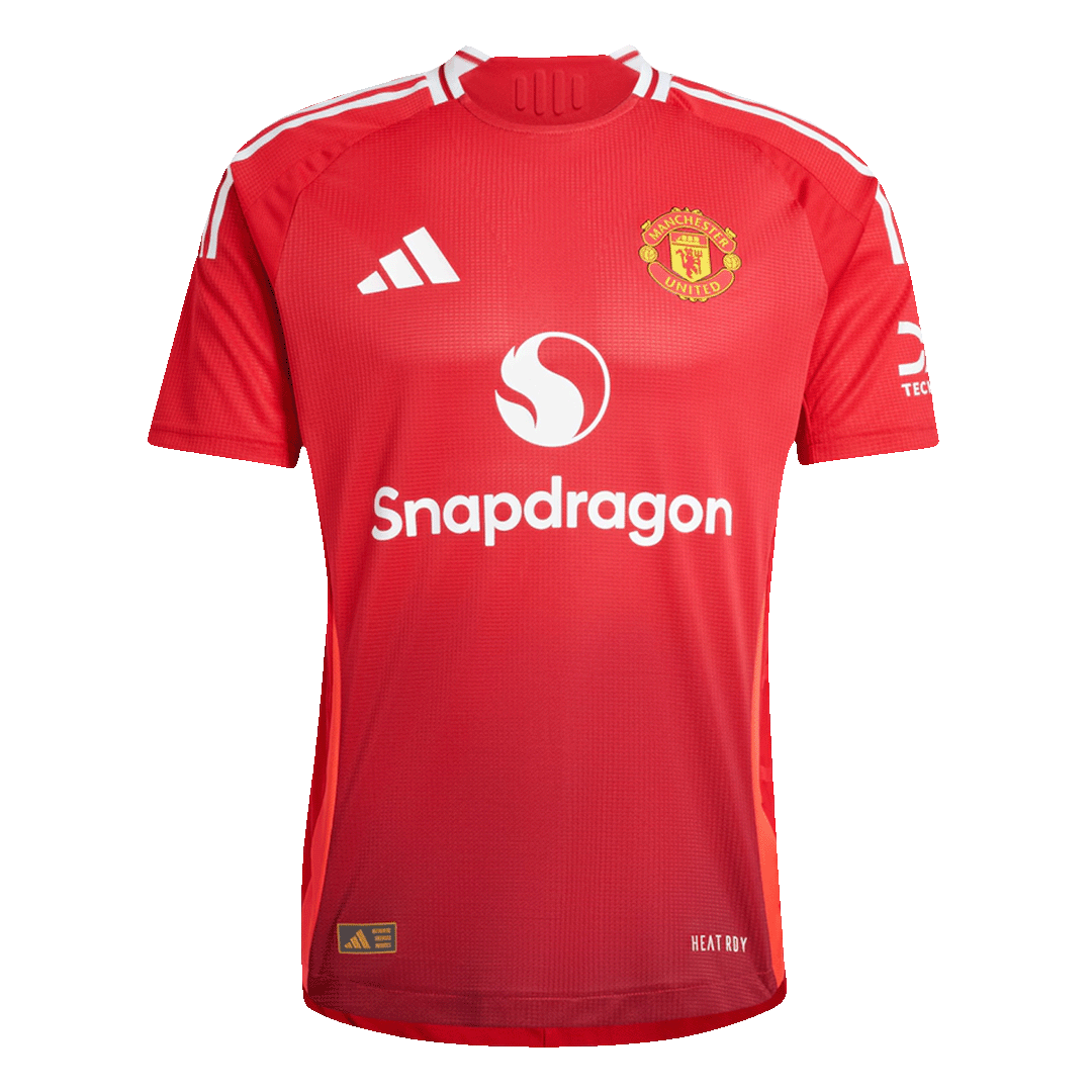 Manchester United Home Authentic Soccer Jersey 2024/25