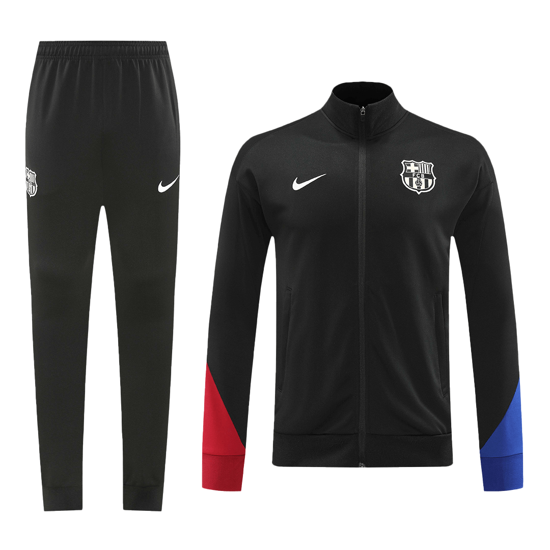 Barcelona Jacket Tracksuit 2024/25 Black