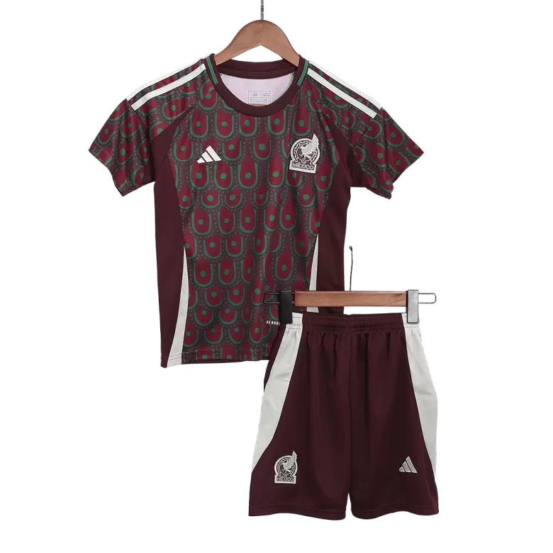 Mexico Home Kids Jerseys Kit Copa America 2024