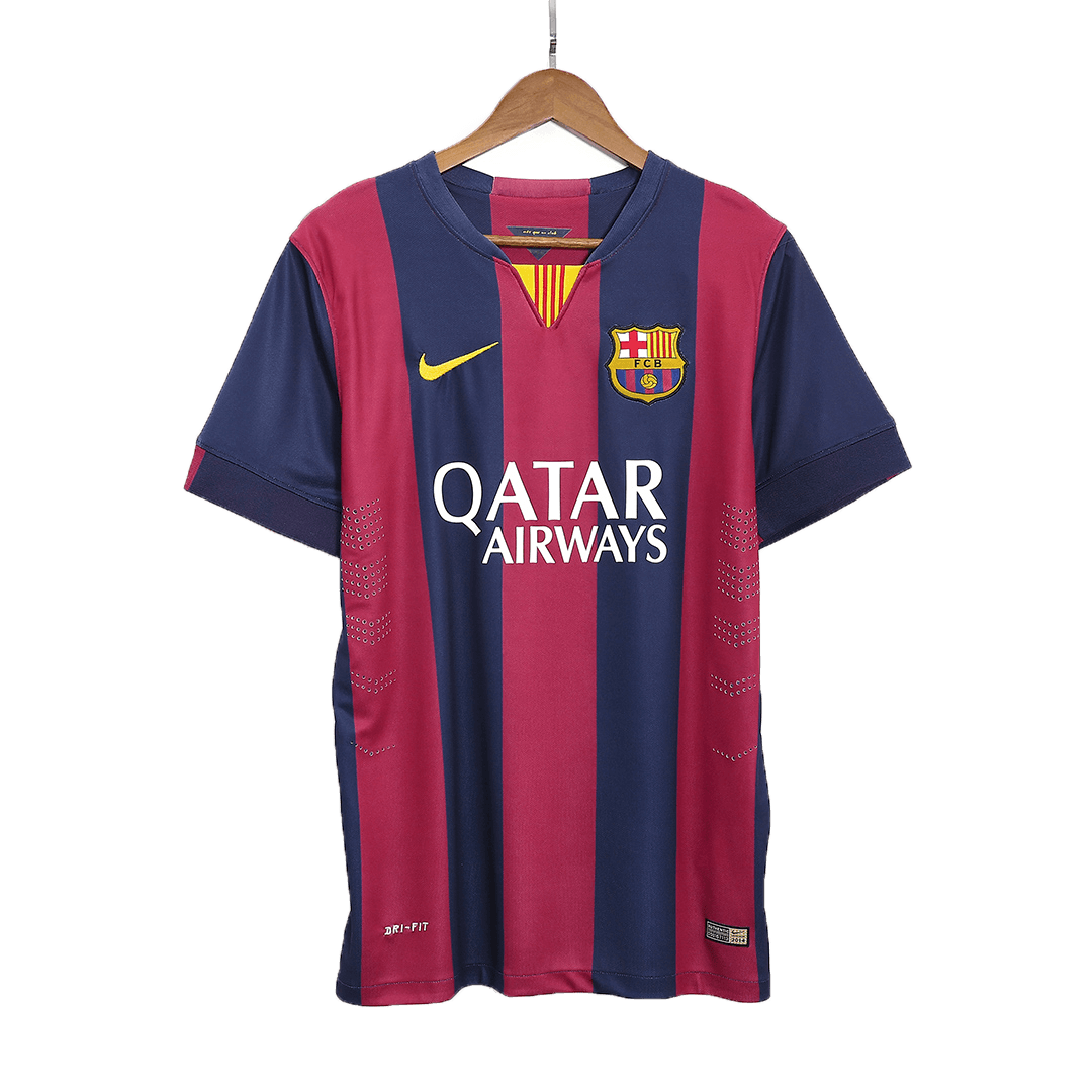 Vintage Soccer Jersey Barcelona Home 2014/15