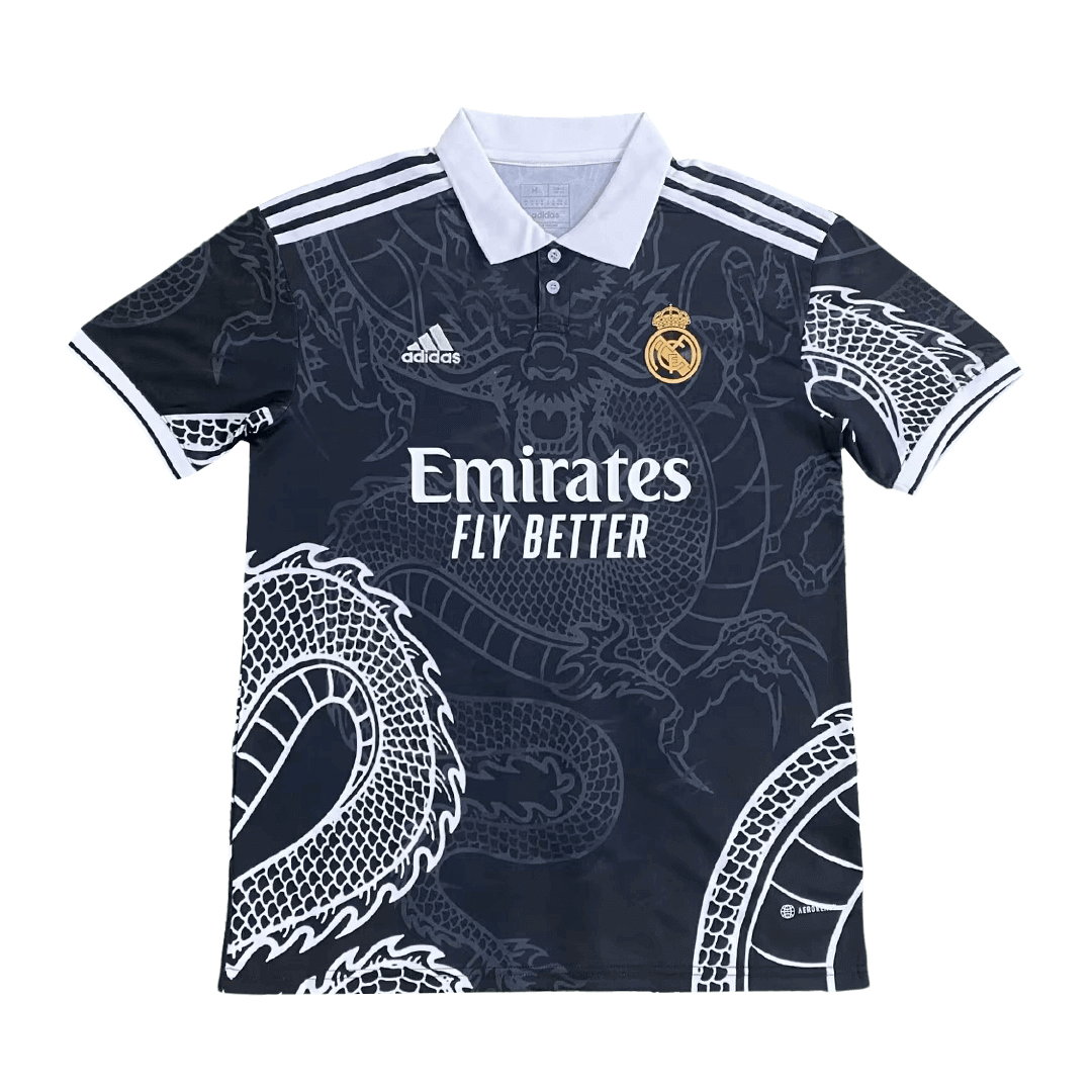 Real Madrid x Chinese Dragon Soccer Jersey 2023/24 （black）