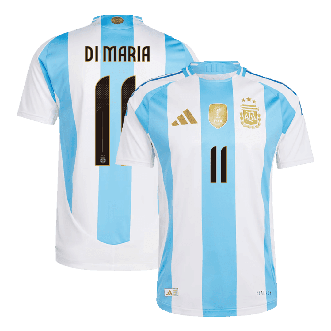 DI MARIA #11 Argentina Home Authentic Soccer Jersey 2024