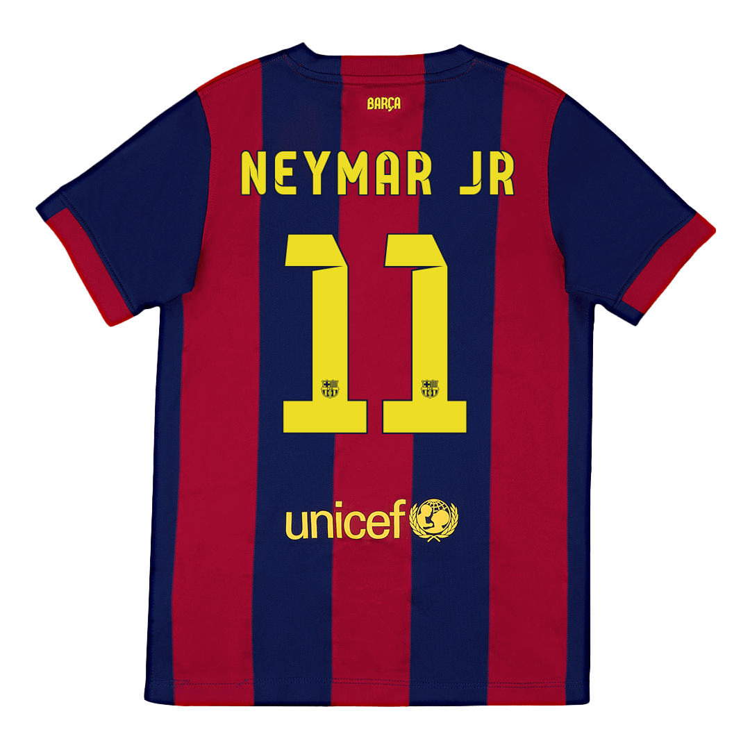Vintage Soccer Jersey NEYMAR JR #11 Barcelona Home 2014/15