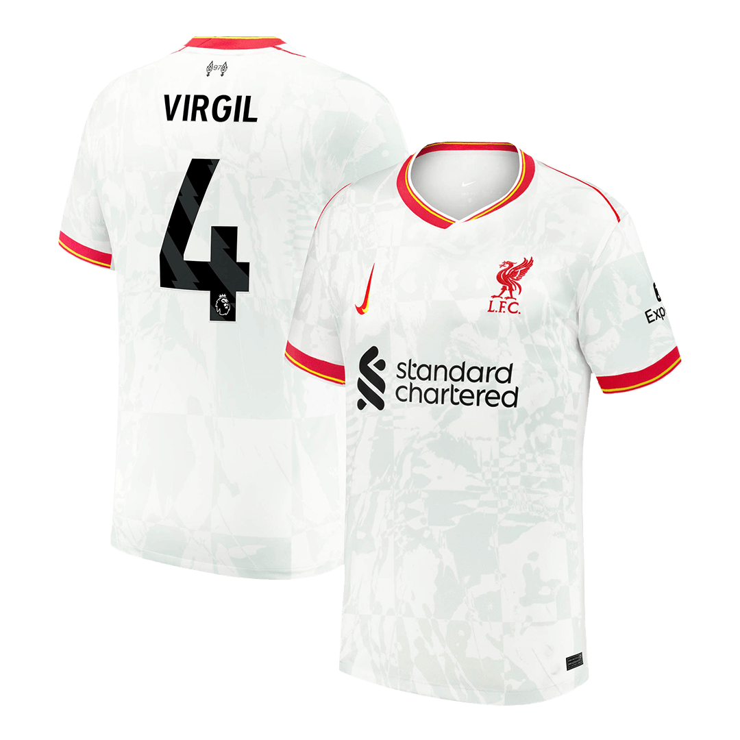 VIRGIL #4 Liverpool Third Away Soccer Jersey 2024/25