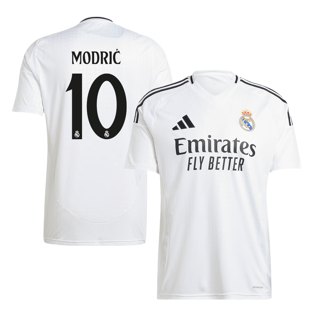 MODRIĆ #10 Real Madrid Home Soccer Jersey 2024/25