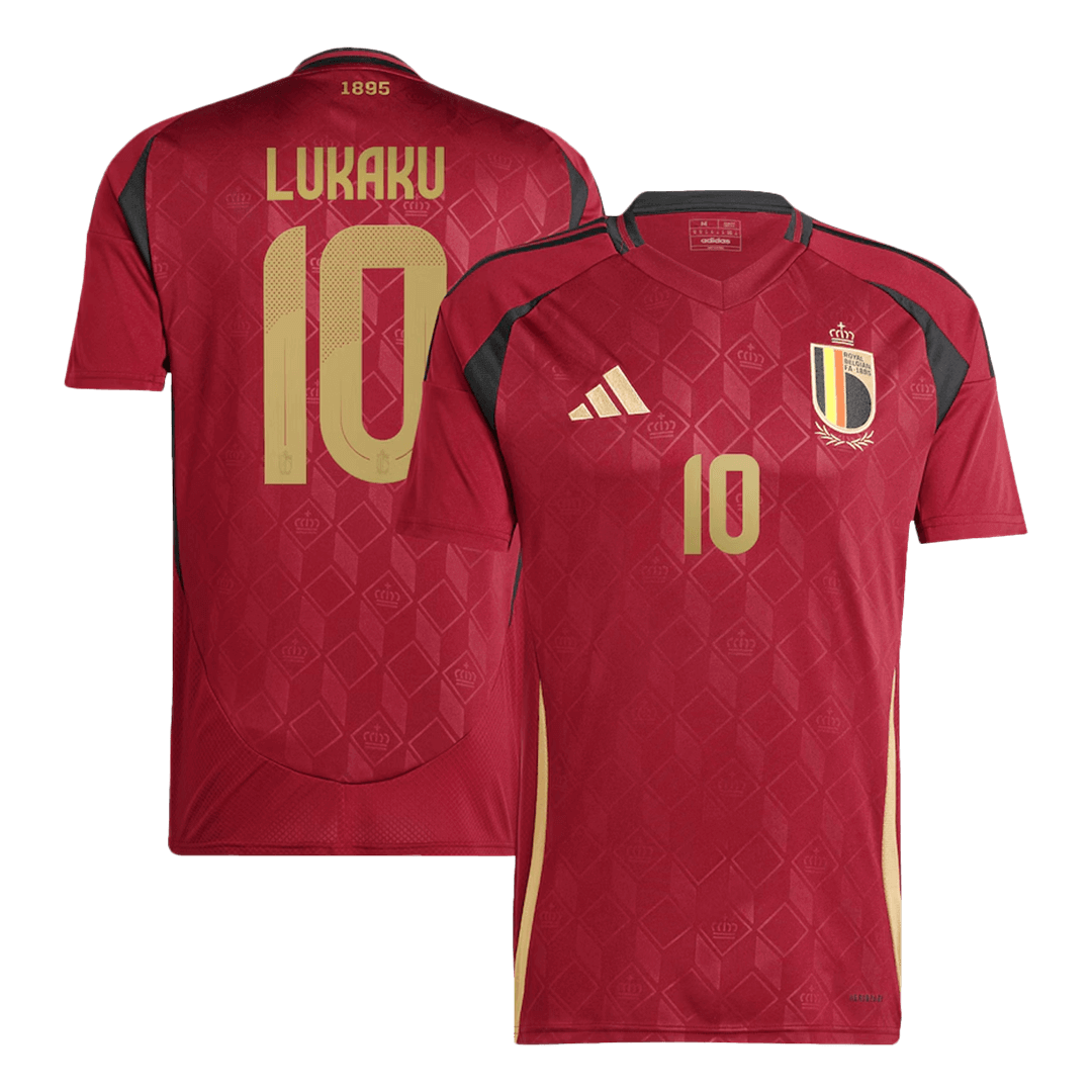 LUKAKU #10 Belgium Home Soccer Jersey EURO 2024