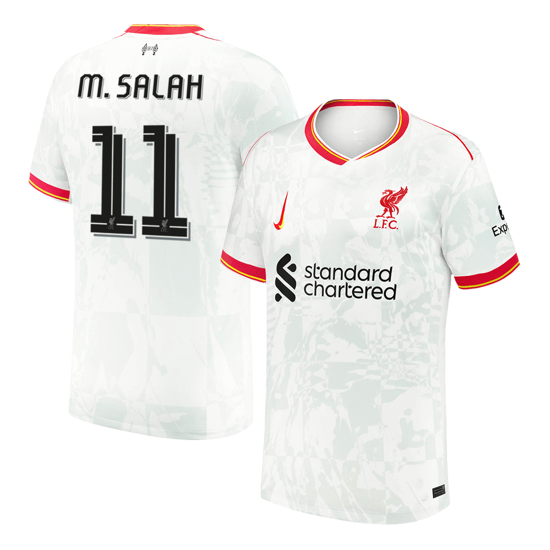 M.SALAH #11 Liverpool Third Away Soccer Jersey 2024/25 - UCL