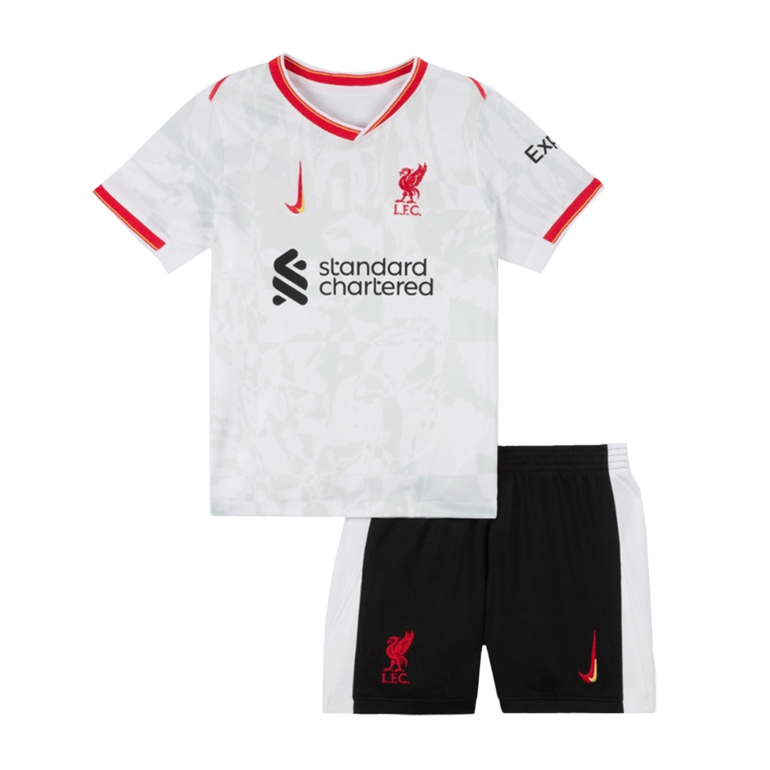 Liverpool Third Away Kids Soccer Jerseys Kit 2024/25