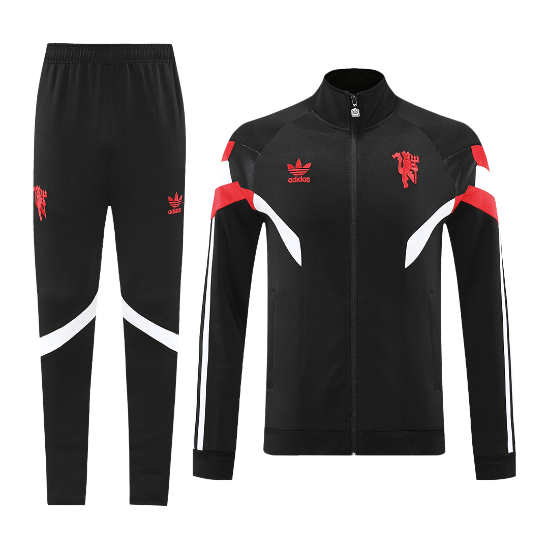 Manchester United Jacket Tracksuit 2024/25 Black